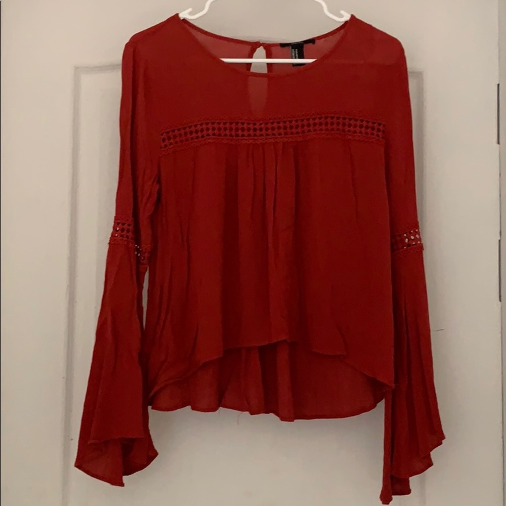 Boho Chic Ruffle Blouse